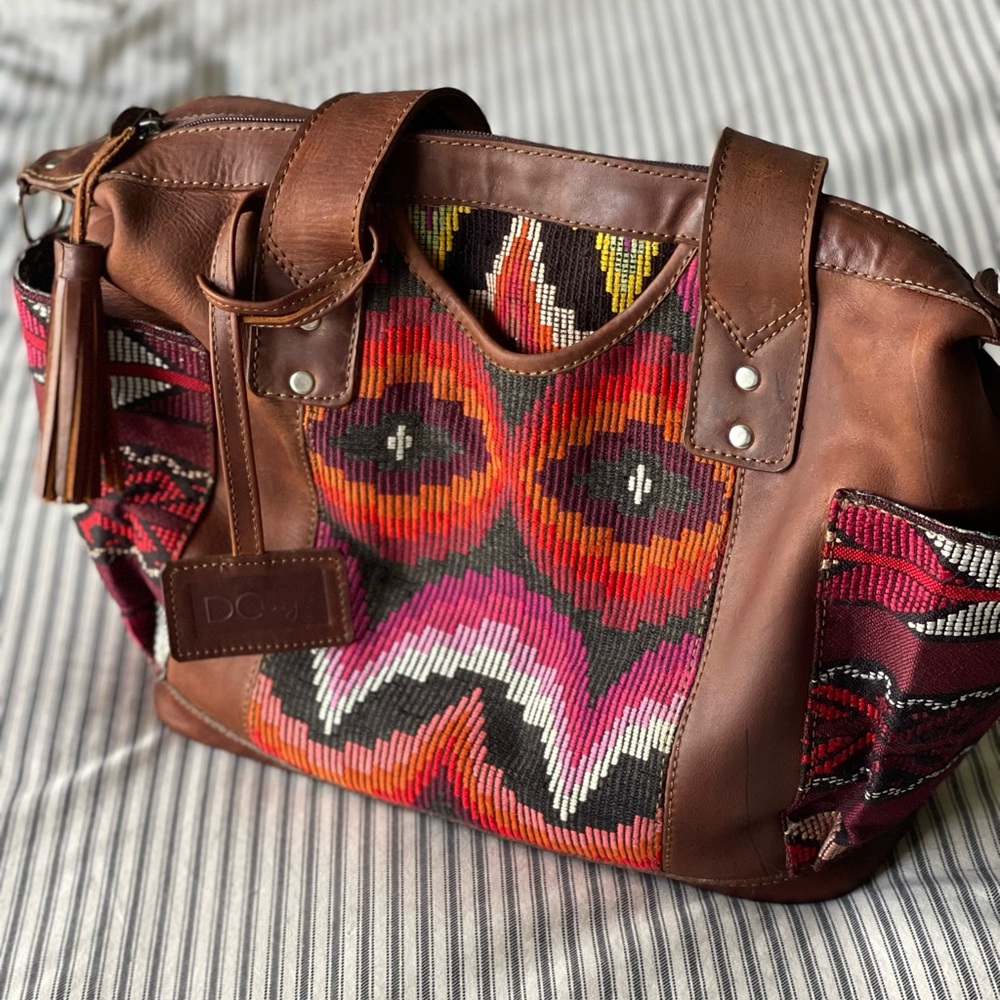 DC Bags handmade in Guatemala Mini Bumblebee (smaller sized convertible day bag)
